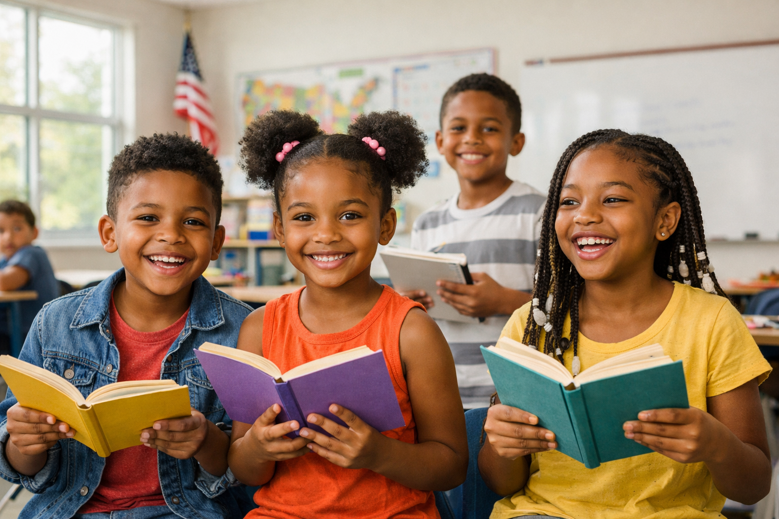 Children in classroom